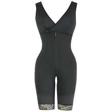 Load image into Gallery viewer, Full Body Bodysuit Shapewear Tummy Control Lace Trim - promboutiqueonline