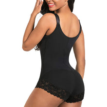 Load image into Gallery viewer, Latex Underbust Bodysuit Body Shaper with Front Zipper Tummy Control Shapewear - promboutiqueonline