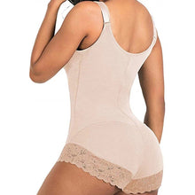 Load image into Gallery viewer, Latex Underbust Bodysuit Body Shaper with Front Zipper Tummy Control Shapewear - promboutiqueonline