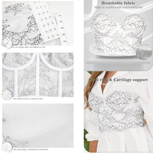 Load image into Gallery viewer, Retro Strapless Supportive Lace Underwire Bustier Corset Shapewear - promboutiqueonline