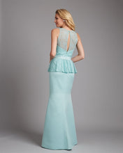 Load image into Gallery viewer, Elegant Lace and Satin Pelpum Mother of the Bride Dresses Keyhole Back - promboutiqueonline