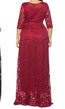 Load image into Gallery viewer, Green Long Sleeves Lace Bridesmaid Dresses with Empire Waist P578 - promboutiqueonline