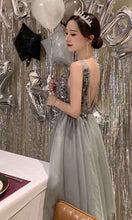 Load image into Gallery viewer, Embellished V-Neck Short Grade Prom Dresses P380 - promboutiqueonline