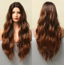Load image into Gallery viewer, Purple Long Body Wave Synthetic Wigs for Women Cosplay Lolita Wigs High Temperature Fiber Hair - promboutiqueonline