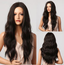 Load image into Gallery viewer, Purple Long Body Wave Synthetic Wigs for Women Cosplay Lolita Wigs High Temperature Fiber Hair - promboutiqueonline