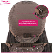 Load image into Gallery viewer, 250 Density Frontal HD Transparent Lace Wigs Body Wave Lace Front Human Hair Wigs Black Natural Body Wave Wig - promboutiqueonline