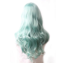 Load image into Gallery viewer, Purple Long Wavy Synthetic Hair Wig Hair Colored Cosplay Wigs For Women - promboutiqueonline