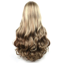 Load image into Gallery viewer, Purple Long Wavy Synthetic Hair Wig Hair Colored Cosplay Wigs For Women - promboutiqueonline