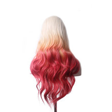 Load image into Gallery viewer, Purple Long Wavy Synthetic Hair Wig Hair Colored Cosplay Wigs For Women - promboutiqueonline
