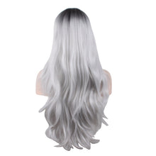 Load image into Gallery viewer, Purple Long Wavy Synthetic Hair Wig Hair Colored Cosplay Wigs For Women - promboutiqueonline