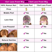 Load image into Gallery viewer, Burgundy Lace Front Human Hair Wigs 99J Brazilian Remy Hair Shining Straight Human Hair Wig  Pre-Plucked and Dyeable - promboutiqueonline