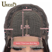 Load image into Gallery viewer, Straight Short Bob Wigs for Women Human Hair Lace Wigs with Natural Baby Hair - promboutiqueonline