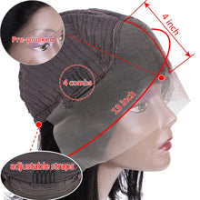Load image into Gallery viewer, Straight Short Bob Wigs for Women Human Hair Lace Wigs with Natural Baby Hair - promboutiqueonline