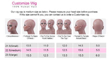 Load image into Gallery viewer, Glueless Straight Remy Hair Wigs With Bangs and Fringe Bob For Women - promboutiqueonline