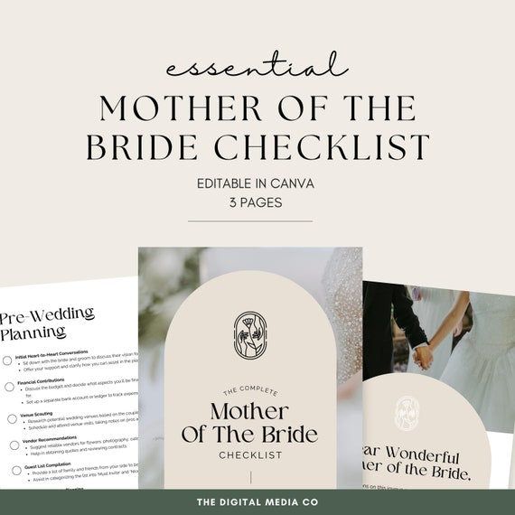 The Elegant Mother: A Checklist for the Mother of the Bride & Groom