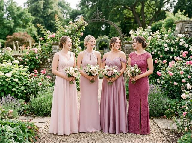 Bridesmaid Dresses for Every Wedding Venue: Beach, Garden, Barn and More