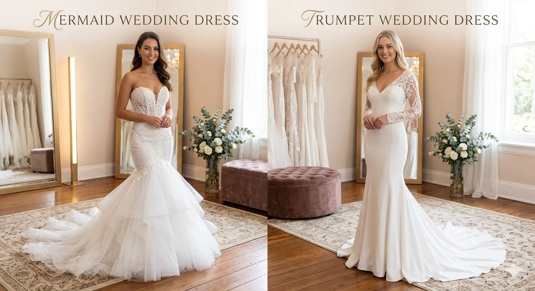 Mermaid vs Trumpet Wedding Dresses: What’s the Difference & Which Is Right for You?