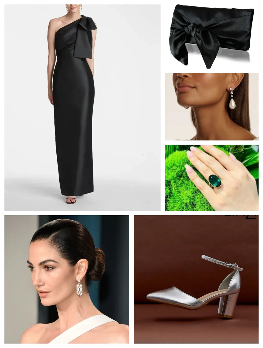 The "Cool Mom" Gown: Spotlight on our One-Shoulder Satin Dress with Oversized Bows