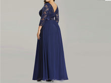 Load image into Gallery viewer, Burgundy Formal Fall Mother Bride Dresses for Wedding Plus Size
