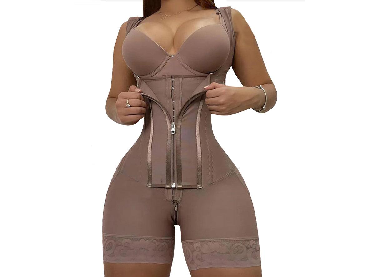 Mauve Purple Shapewear for Women - High Compression Full Body Slimming Solution
