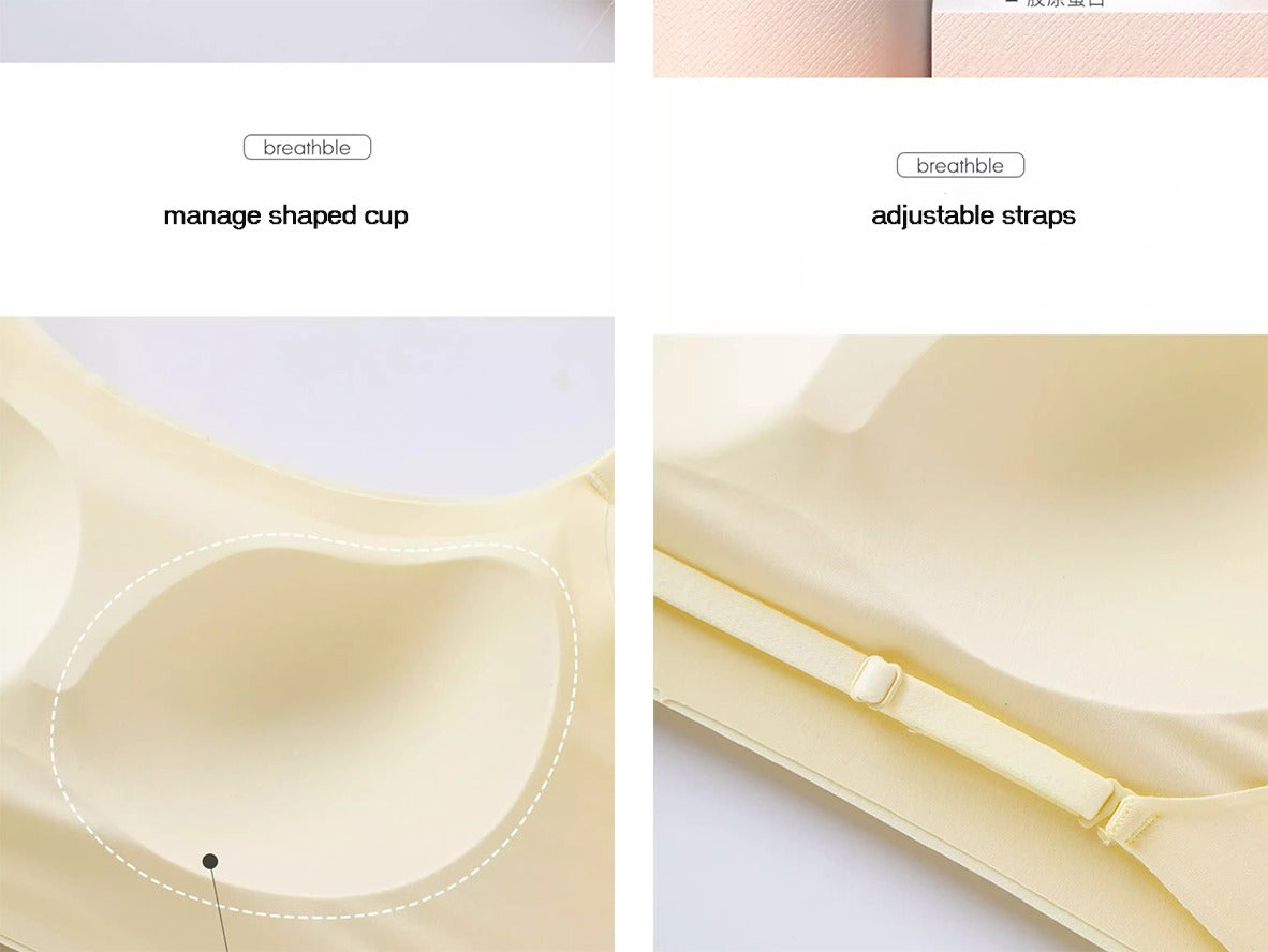 Low U-Back Push Up Bra for Backless Dresses - Seamless Lifting Bralette with Convertible Straps