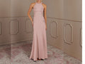 Dusty Pink Mermaid Mother of the Bride Dress - Elegant Halter Style