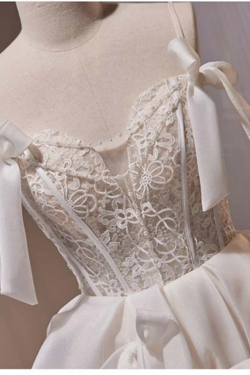 Ivory Bridal Shower Dress with Spaghetti Straps for Rehearsal Dinner