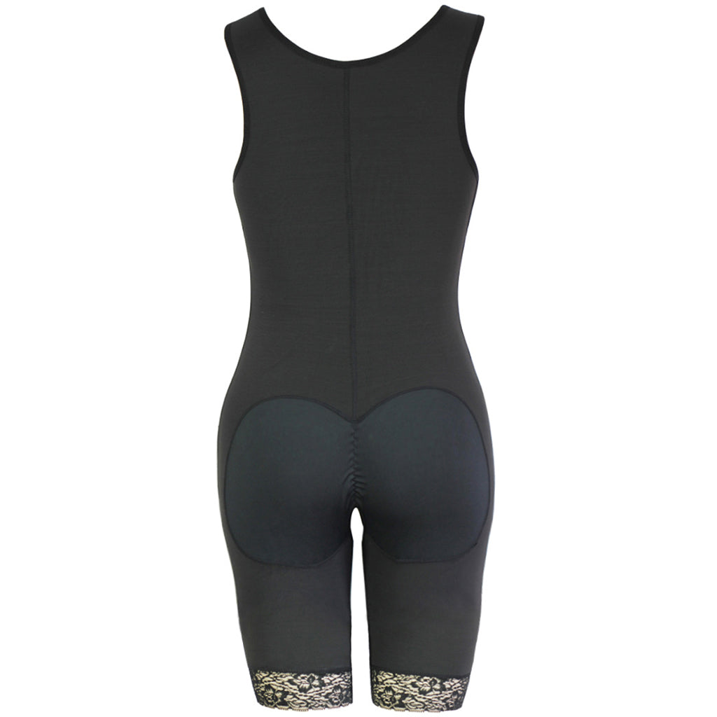 Full Body Bodysuit Shapewear Tummy Control Lace Trim - promboutiqueonline