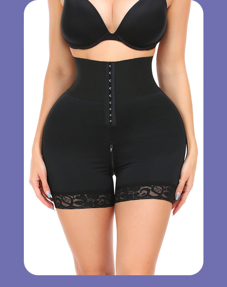 Hip Lift Butt Shaper Stable Tummy Control Shapewear with Multi-row Buttons - promboutiqueonline