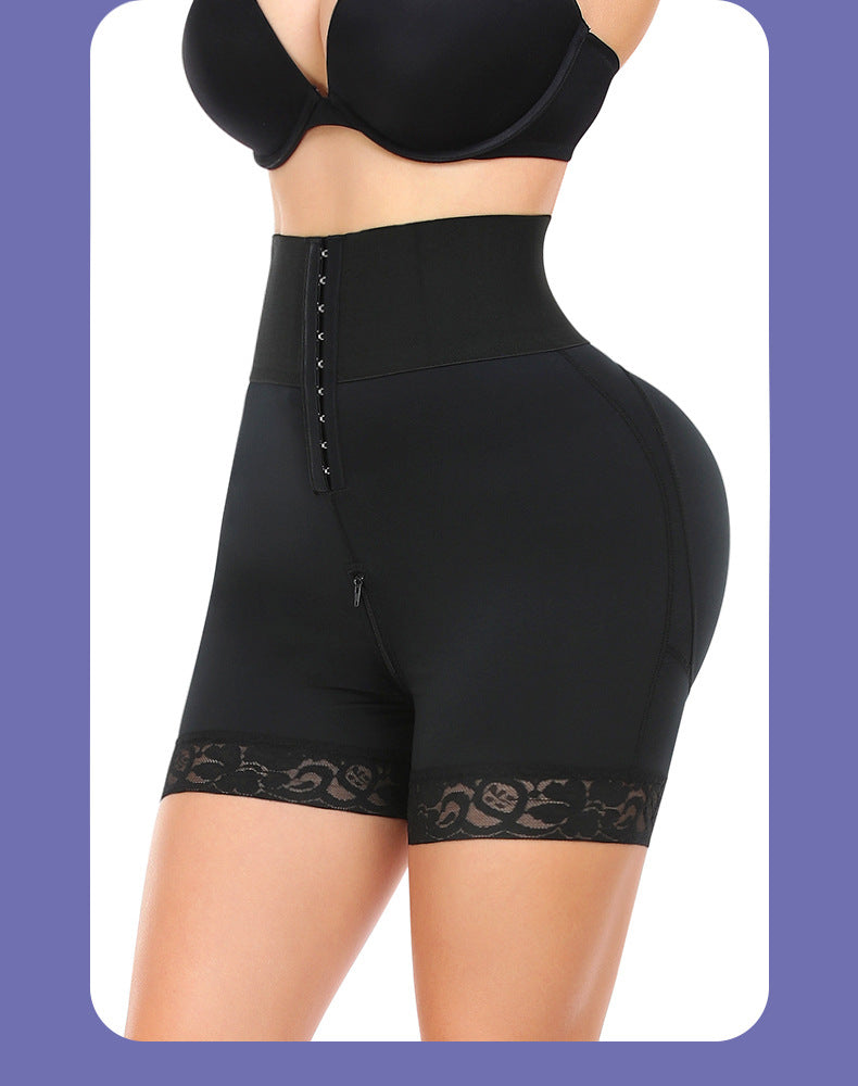Hip Lift Butt Shaper Stable Tummy Control Shapewear with Multi-row Buttons - promboutiqueonline