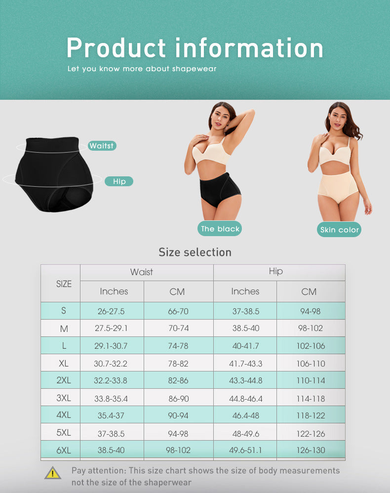 High-waist Panty Body Shaping Thin Waist Hip Lifting Belly Pants Shapewear for Women - promboutiqueonline