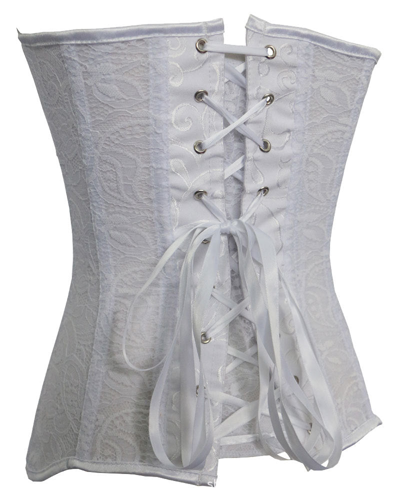 Strapless Lace Bustier Breathable Corset Top Womens Shapewear Bra - promboutiqueonline