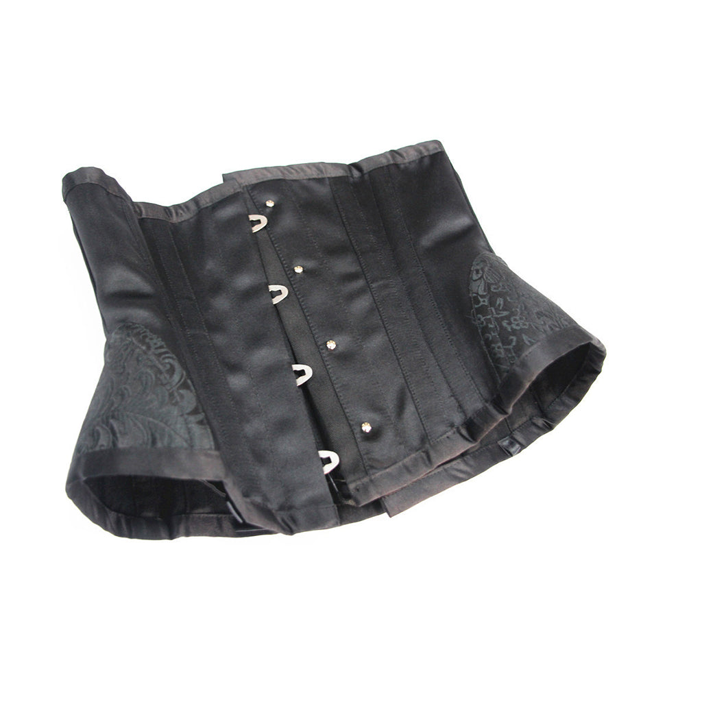 Gothic Waist Trainer Corset Underbust Bustier Waist Cincher Shapewear - promboutiqueonline