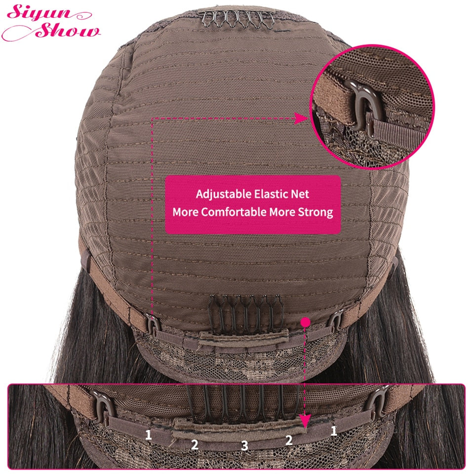 250 Density Frontal HD Transparent Lace Wigs Body Wave Lace Front Human Hair Wigs Black Natural Body Wave Wig - promboutiqueonline