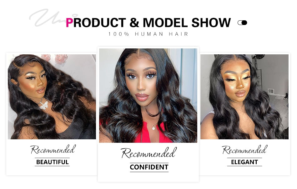 Long Body Wave Wigs 4x4 Inch Closure Wig Density 180% And 150% Natural Lace Wig With Pre-Plucked Natural Hairline - promboutiqueonline
