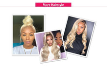Load image into Gallery viewer, Blonde Body Wave Lace Front Wig Human Hair 30 inch Lace Wig HD Transparent Lace Frontal Wigs For Black Women - promboutiqueonline