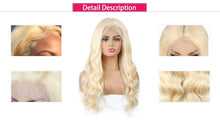 Load image into Gallery viewer, Blonde Body Wave Lace Front Wig Human Hair 30 inch Lace Wig HD Transparent Lace Frontal Wigs For Black Women - promboutiqueonline
