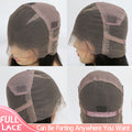 Straight Full Lace Human Hair Wigs for Women Brazilian Hair Pre Plucked Bleached Knots - promboutiqueonline
