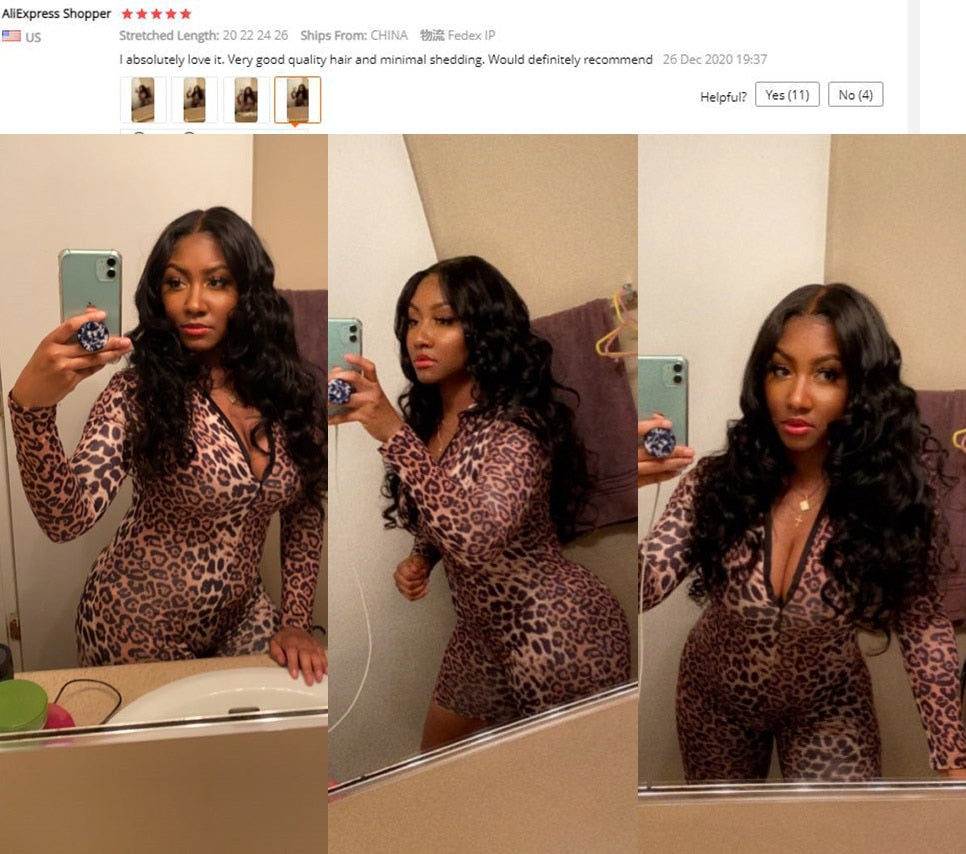 Black Body Wave bundles Black Women Hair Extensions Human Hair Weave Hair Piece for Girls - promboutiqueonline