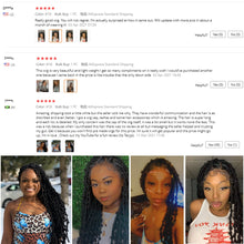 Load image into Gallery viewer, Synthetic Full Lace Braided Wigs for Black Women Long Crochet Braids Lace Loc Wigs - promboutiqueonline