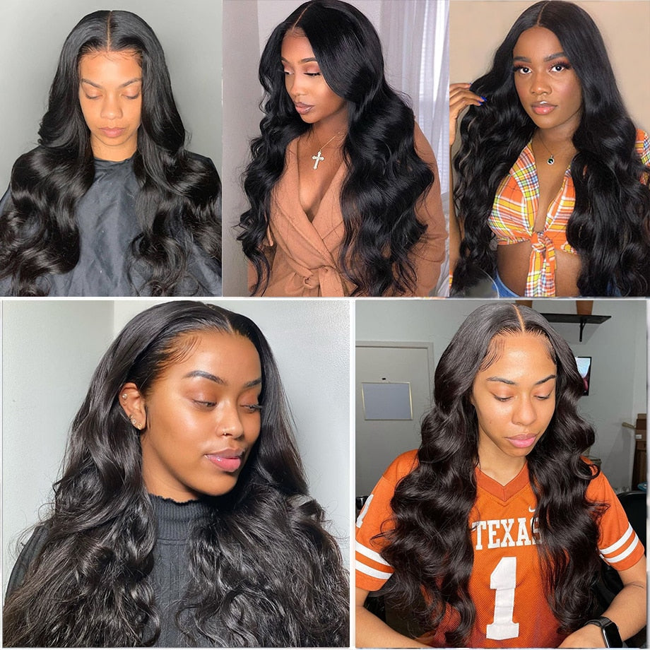 Black Body Wave bundles Black Women Hair Extensions Human Hair Weave Hair Piece for Girls - promboutiqueonline