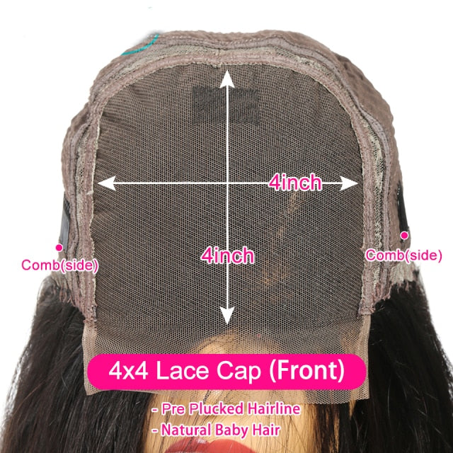 Straight Short Bob Wigs for Women Human Hair Lace Wigs with Natural Baby Hair - promboutiqueonline